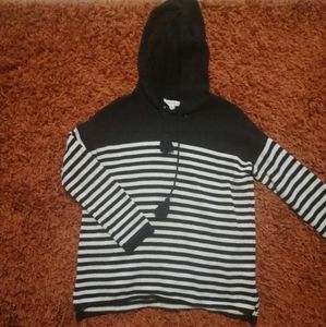 Velvet striped sweater